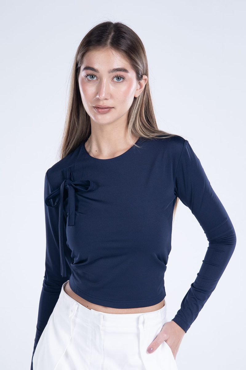 Round Neck Long Sleeve Top - Image 20