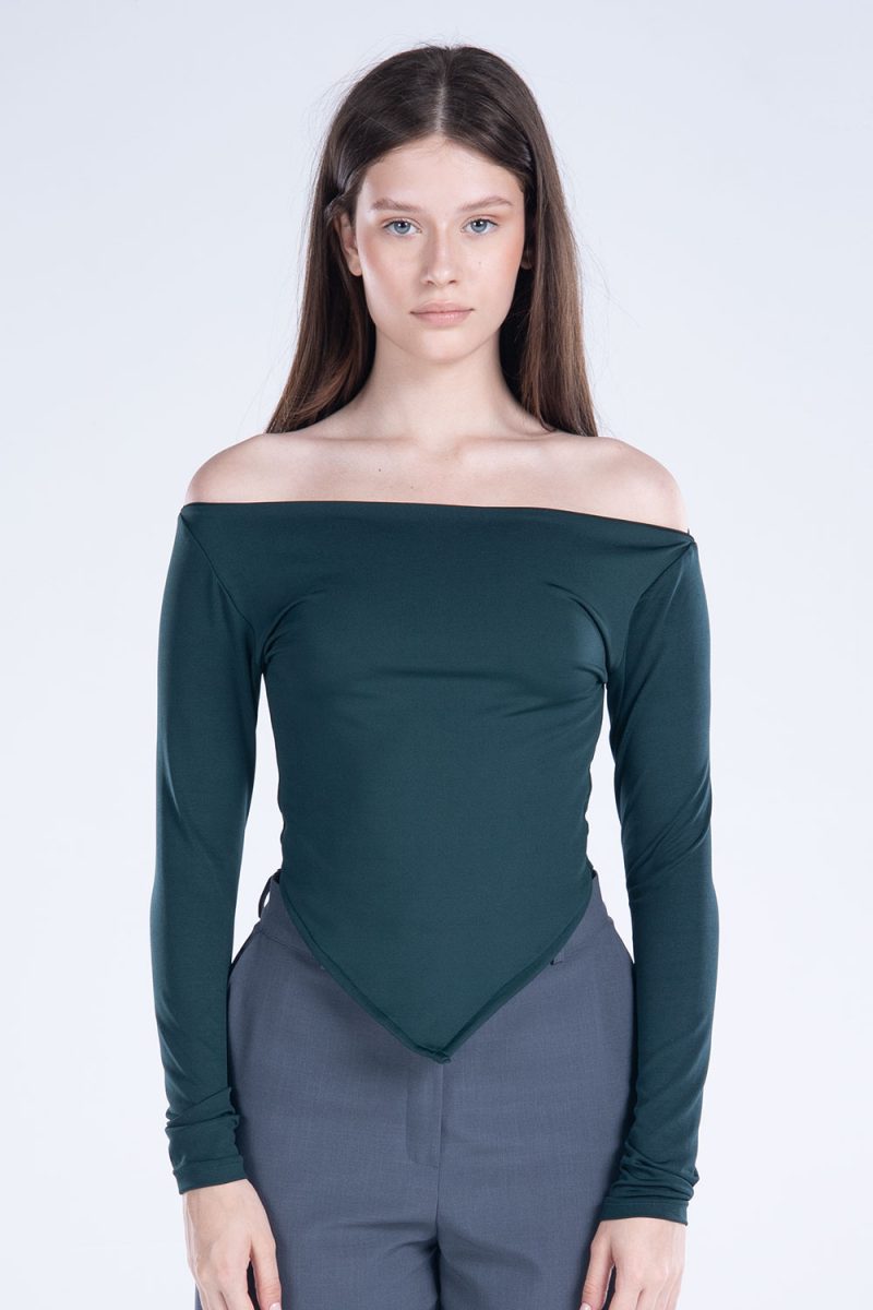 Draped Long Sleeve Top - Image 12