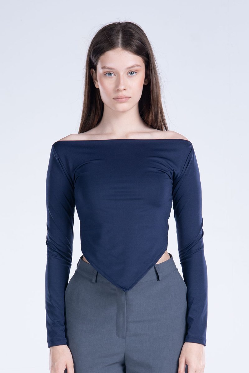 Draped Long Sleeve Top - Image 16
