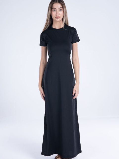 Round Neck Short Sleeve Dress