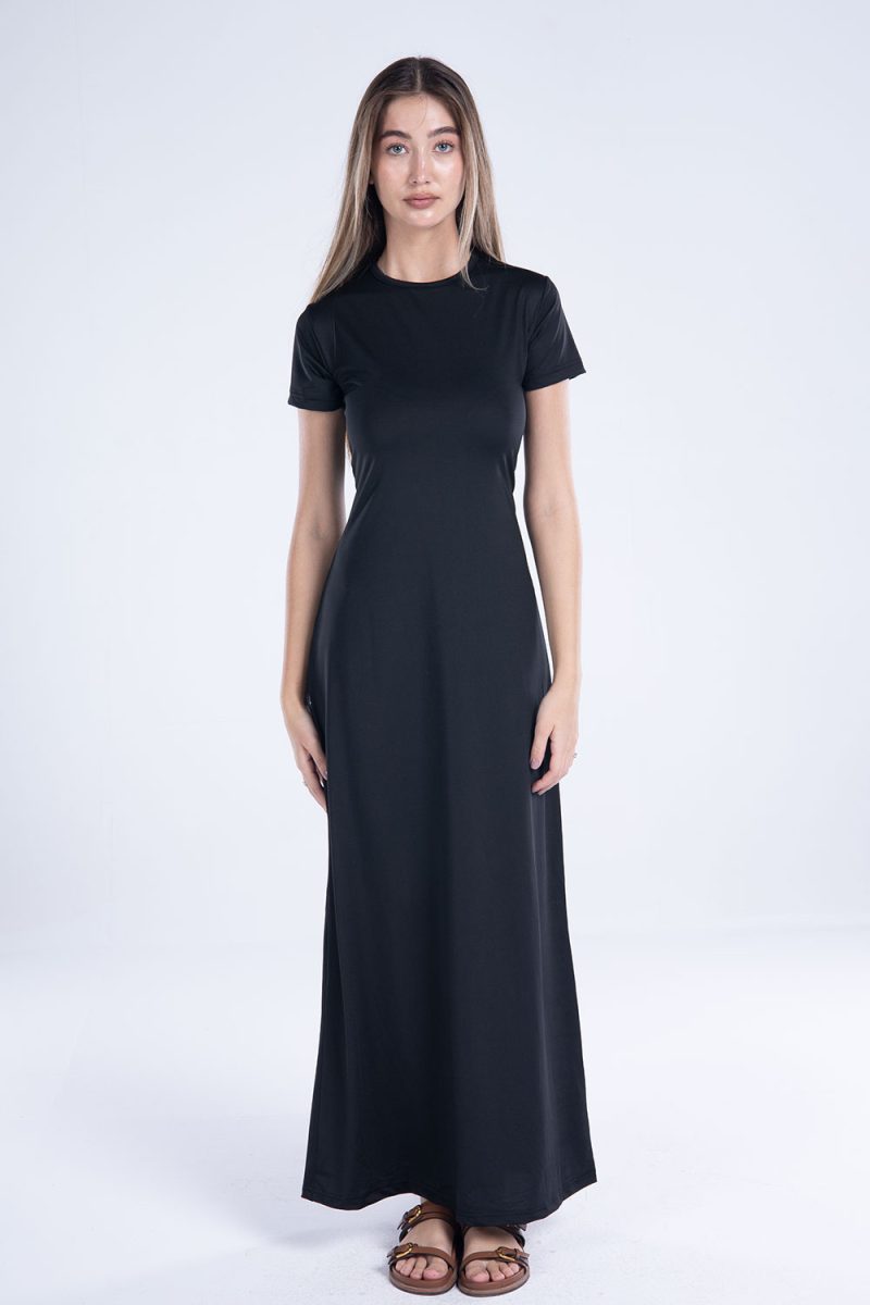 Round Neck Short Sleeve Dress