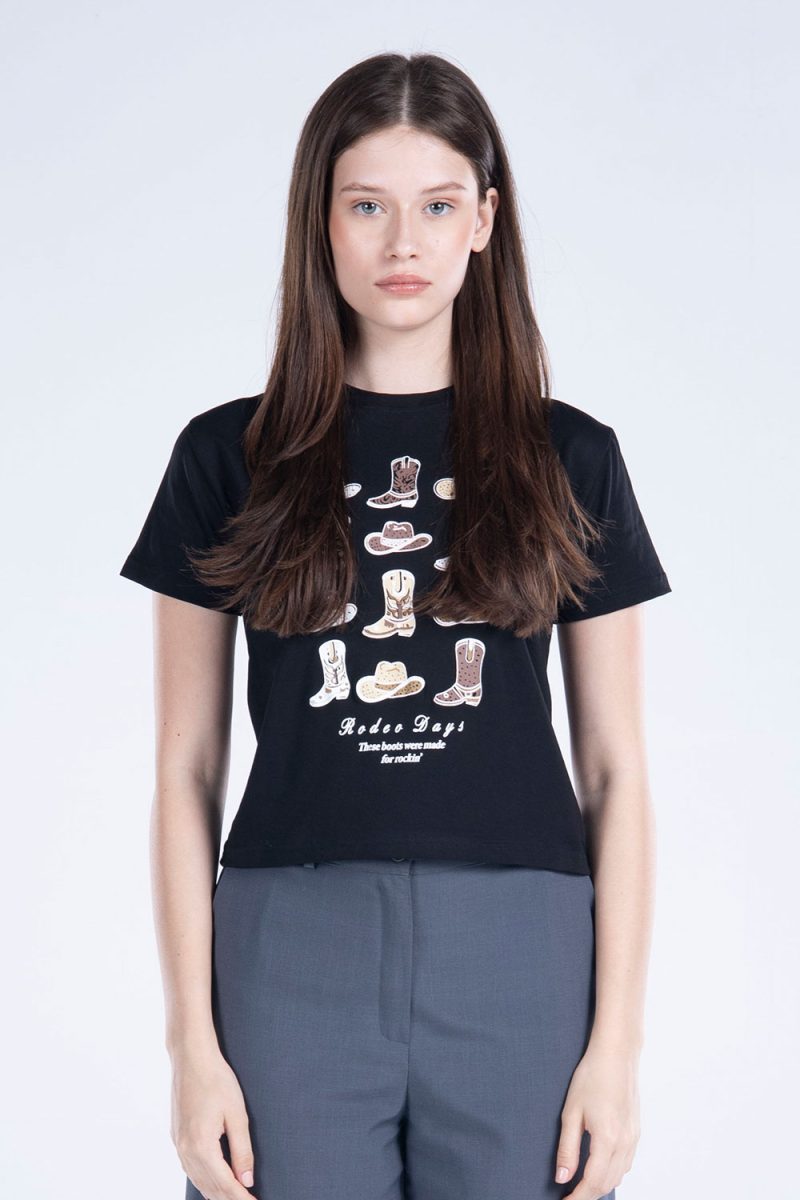 Short Sleeve Printed T-Shirt - Image 4