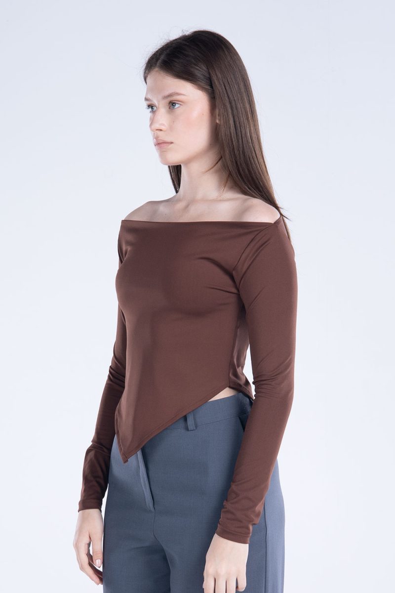 Draped Long Sleeve Top - Image 22