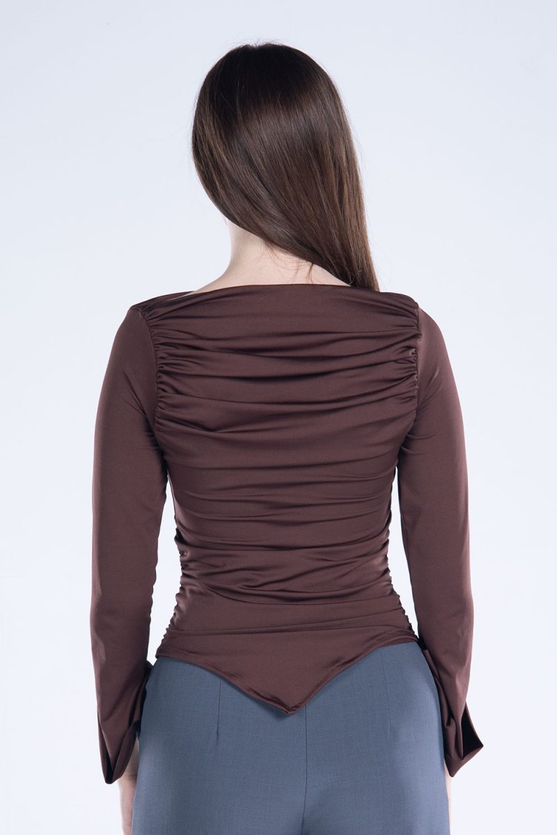 Draped Long Sleeve Top - Image 22