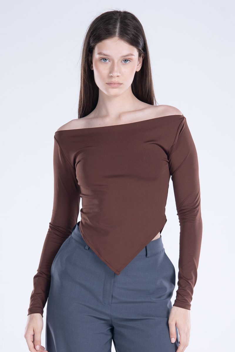 Draped Long Sleeve Top - Image 21