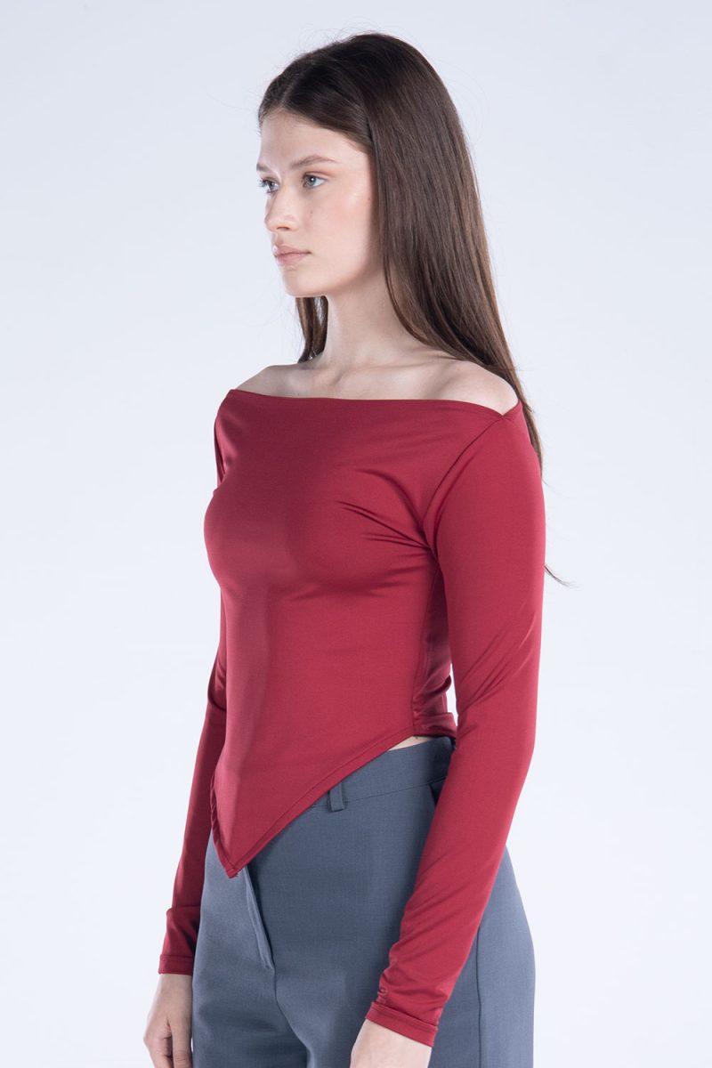 Draped Long Sleeve Top - Image 10