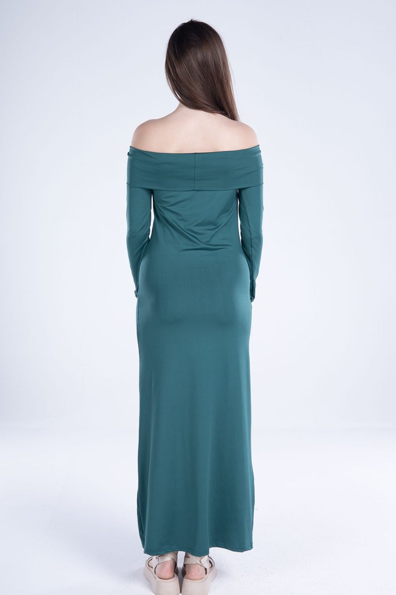 Off-Shoulder Long Sleeve Dress - Image 14
