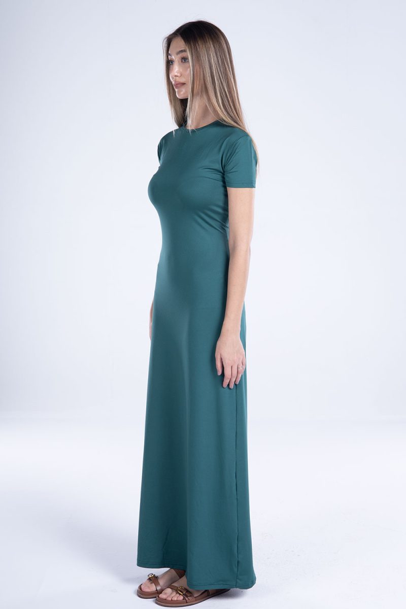 Round Neck Short Sleeve Dress - Image 14