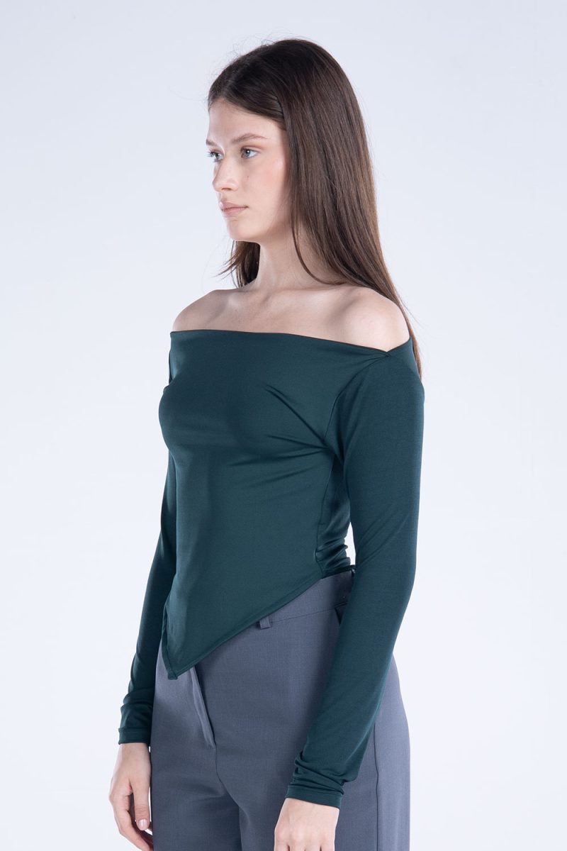 Draped Long Sleeve Top - Image 14