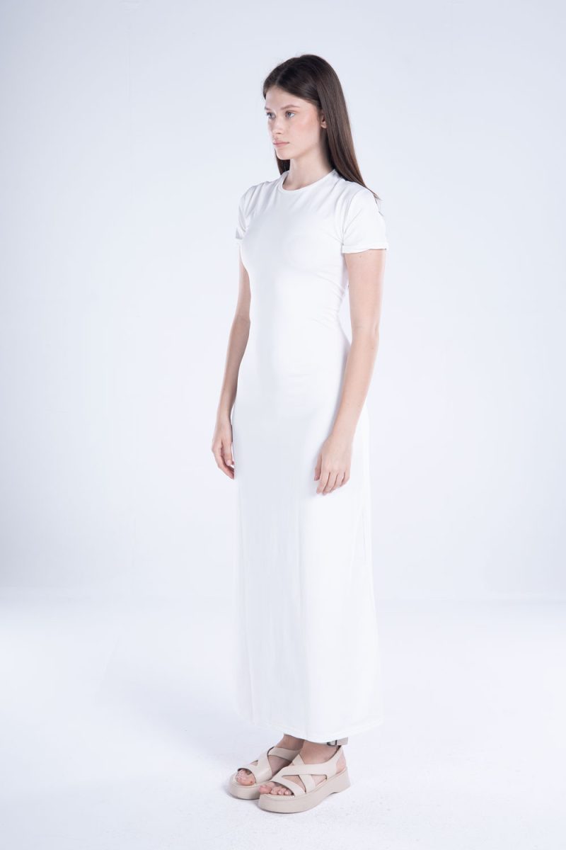 Round Neck Short Sleeve Dress - Image 5
