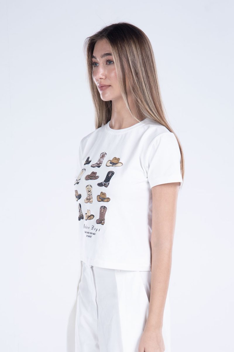 Short Sleeve Printed T-Shirt - Image 2