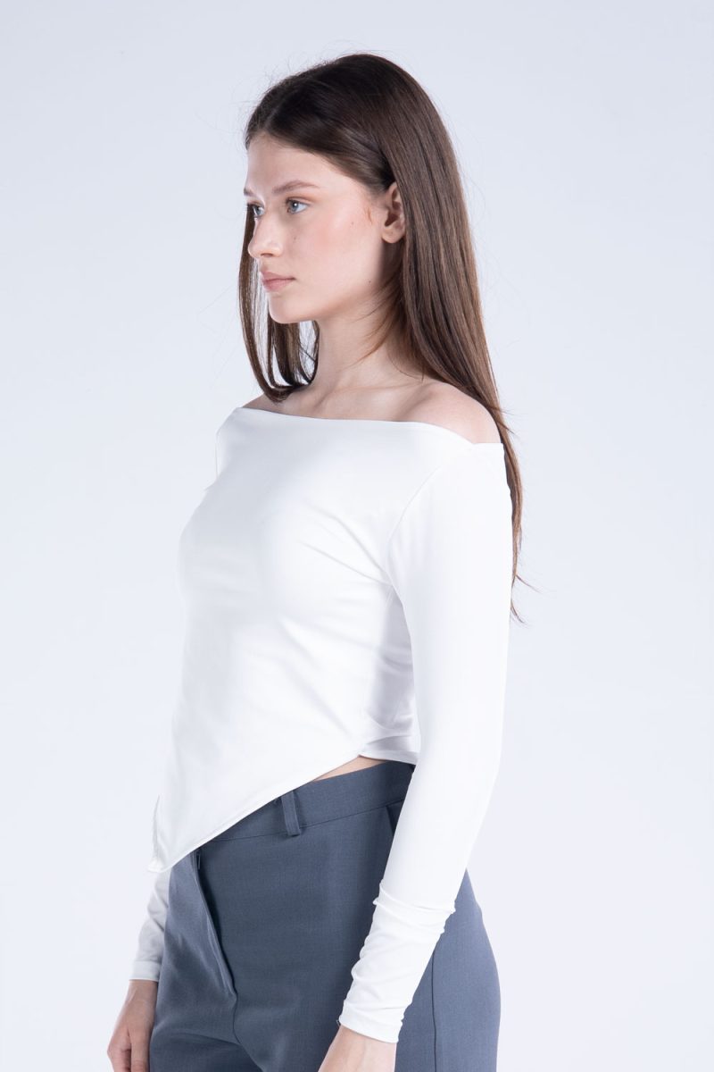 Draped Long Sleeve Top - Image 5