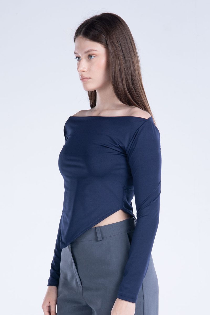 Draped Long Sleeve Top - Image 18