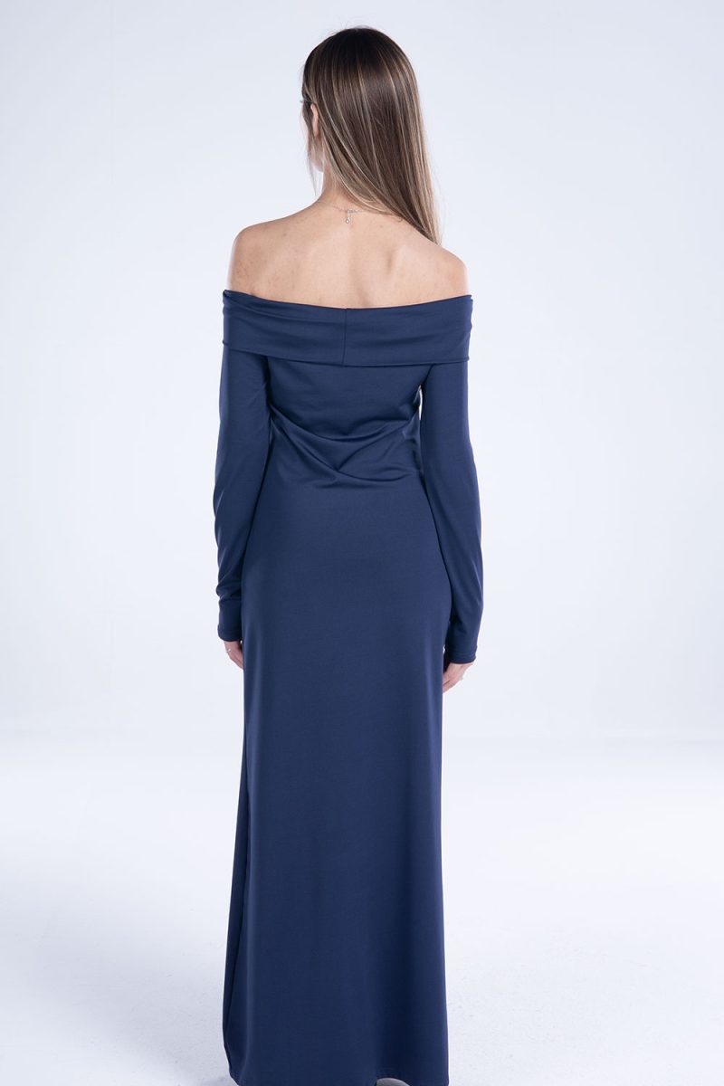 Off-Shoulder Long Sleeve Dress - Image 18